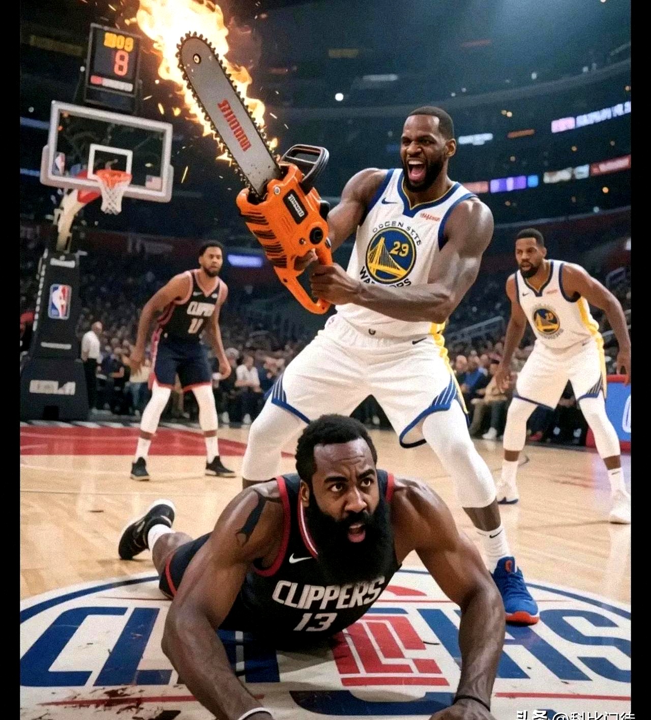 湖人横扫国王,哈登带队取胜 湖人横扫国王,哈登带队取胜